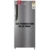 Haier 190 L Direct Cool Single Door 5 Star Refrigerator (Dazzle steel, HED-205DS-P)
