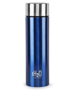 CELLO H2O Stainless Steel Water Bottle | Leak proof & break-proof 1 Litre | Blue
