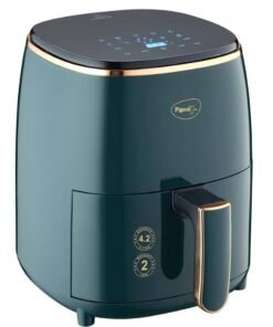 Pigeon Healthifry Digital Air Fryer, 360° High Speed Air Circulation Technology 1200 W with Non-Stick 4.2 L Basket - Green