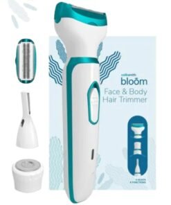 Caresmith Bloom 4 in 1 Face & Body Hair Trimmer for Women | 3 Heads- Bikini Trimmer & Shaver, Face Trimmer & Eyebrow Trimmer, Full Body Trimmer, Nose and Ear Trimmer