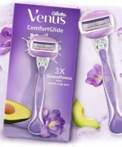 Gillette Venus Comfortglide Hair Removal Razor for Women | 1 Pc | With Avocado Oils & Body Butter, Freesia Scent