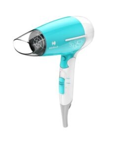 Havells 1200W Foldable Hair Dryer; 3 Heat Settings with Cool Shot (Hot/Cool/ Warm), Heat Balance Technology | Cool Turquoise