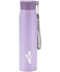 MILTON Handy 850 Stainless Steel Water Bottle, 780 ml, Purple | Single walled | Leak Proof | Easy Grip | Easy to Carry | Gym Bottle | Home | Kitchen | Hiking | Treking Bottle | Travel Bottle