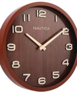 Nautica I 12 inch I Wall Clock for Living Room Stylish Latest I 1pc Wall Clock I Premium Wall Clock for Home l Wall Clock l ABS Glossy Rim