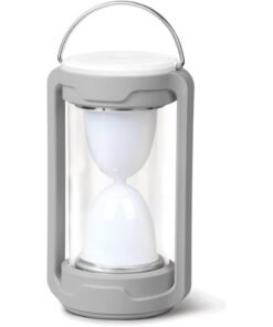 Philips Cyra Emergency LED Lantern (Grey) | 360 Degree Light and Dimmability Brightness Control Feature | 2200 mAH Battery with 4.5 hrs of Light Backup
