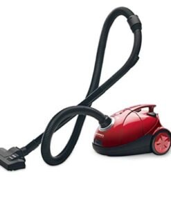 EUREKA FORBES Quick Clean DX Dry Vacuum Cleaner with Reusable Dust Bag (Red, Black)