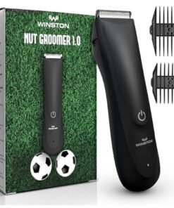 Winston Trimmer for Men - Nut Groomer 1.0 | 120 Min Runtime | Waterproof Trimmer for Men Private Part Shaving with No-Cut Ceramic Blade