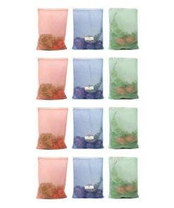 HomeStrap Reusable Mesh Fridge Storage Bags for Fruits and Vegetables