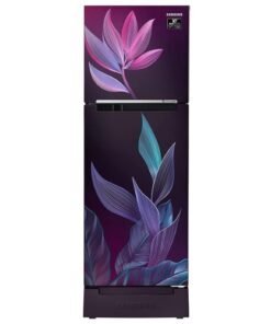 SAMSUNG 236 L Frost Free Double Door 2 Star Refrigerator with Base Drawer (Paradise Bloom Purple, RT28C31429R/HL)
