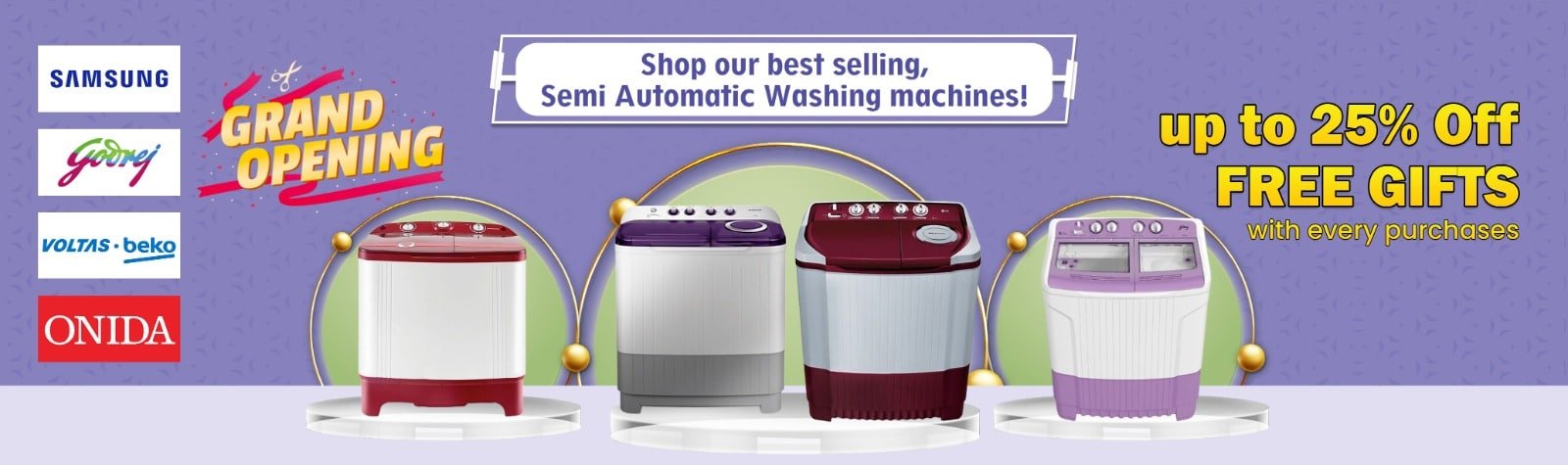 washing machine banner